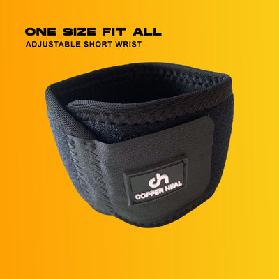 Short Wrist Adjustable Brace - COPPER HEAL